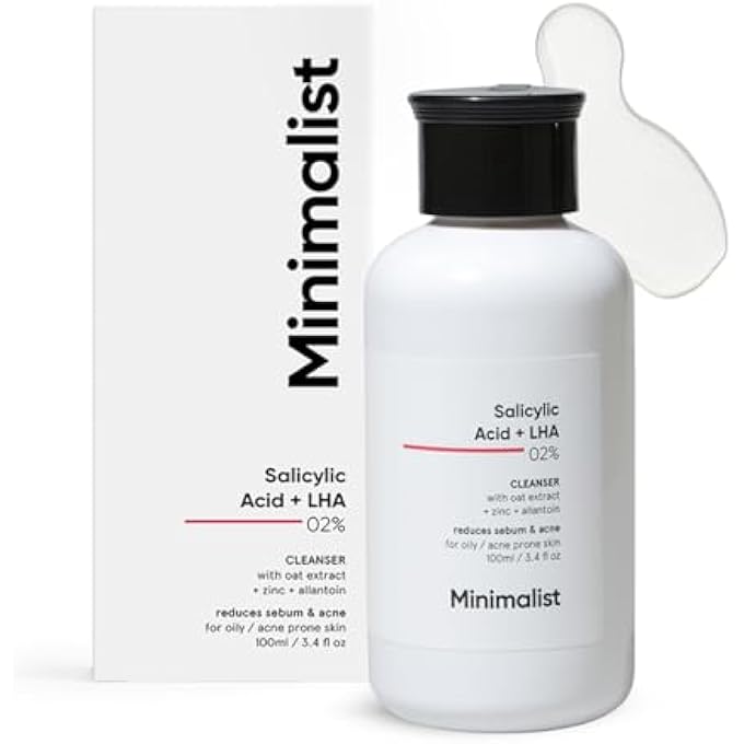 MINIMALIST 2% SALICYLIC ACID FACE WASH FOR OILY, ACNE PRONE SKIN (100 ML) | SULPHATE FREE, ANTI ACNE FACE CLEANSER WITH LHA & ZINC FOR MEN & WOMEN - Image 1